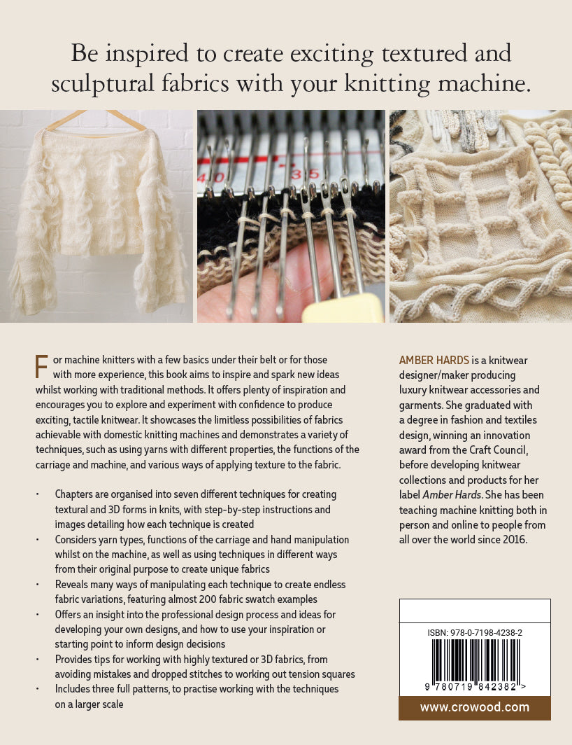 Machine Knitting Techniques: Texture and 3D Effects