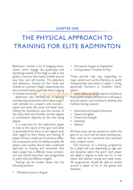 High Performance Badminton