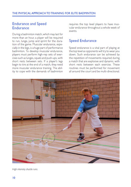 High Performance Badminton